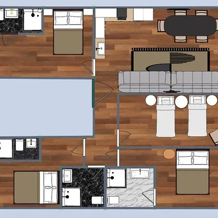 Apartamento Urban Flat 188 - Sublime 4 Bedroom In